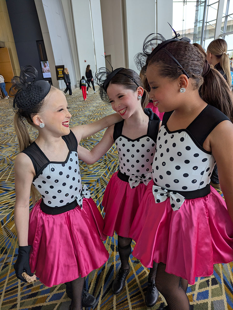 students ready for a big show